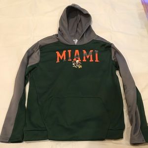 NCAA Miami Hurricanes Boy’s Hoodie - L